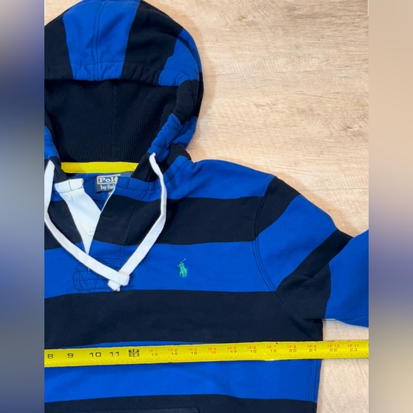 Polo Ralph Lauren Men’s Vintage Rugby Hooded Pullover Size Medium - Picture 6 of 8